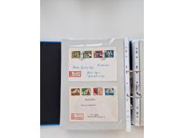 1949/80(ca.), über 1100 Briefe und Karten, dabei bessere frühe Frankaturen