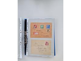 1949/80(ca.), über 1100 Briefe und Karten, dabei bessere frühe Frankaturen