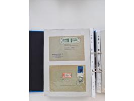 1949/80(ca.), über 1100 Briefe und Karten, dabei bessere frühe Frankaturen