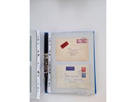 1949/80(ca.), über 1100 Briefe und Karten, dabei bessere frühe Frankaturen