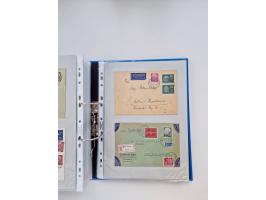 1949/80(ca.), über 1100 Briefe und Karten, dabei bessere frühe Frankaturen