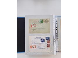 1949/80(ca.), über 1100 Briefe und Karten, dabei bessere frühe Frankaturen