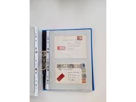 1949/80(ca.), über 1100 Briefe und Karten, dabei bessere frühe Frankaturen