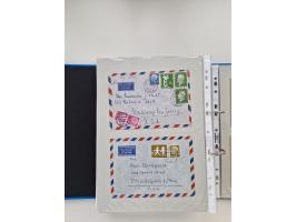 1949/80(ca.), über 1100 Briefe und Karten, dabei bessere frühe Frankaturen