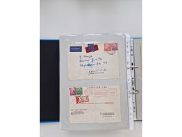 1949/80(ca.), über 1100 Briefe und Karten, dabei bessere frühe Frankaturen