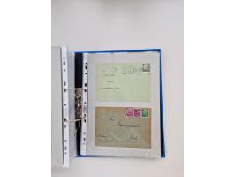 1949/80(ca.), über 1100 Briefe und Karten, dabei bessere frühe Frankaturen