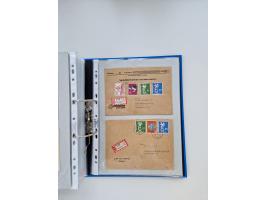 1949/80(ca.), über 1100 Briefe und Karten, dabei bessere frühe Frankaturen