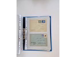 1949/80(ca.), über 1100 Briefe und Karten, dabei bessere frühe Frankaturen