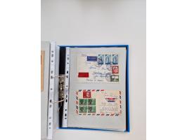 1949/80(ca.), über 1100 Briefe und Karten, dabei bessere frühe Frankaturen