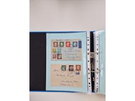 1949/80(ca.), über 1100 Briefe und Karten, dabei bessere frühe Frankaturen