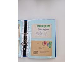 1949/80(ca.), über 1100 Briefe und Karten, dabei bessere frühe Frankaturen