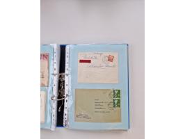 1949/80(ca.), über 1100 Briefe und Karten, dabei bessere frühe Frankaturen