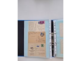 1949/80(ca.), über 1100 Briefe und Karten, dabei bessere frühe Frankaturen