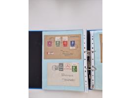 1949/80(ca.), über 1100 Briefe und Karten, dabei bessere frühe Frankaturen