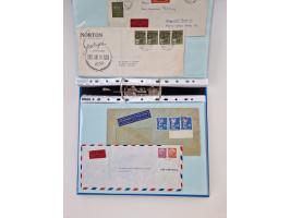 1949/80(ca.), über 1100 Briefe und Karten, dabei bessere frühe Frankaturen