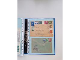 1949/80(ca.), über 1100 Briefe und Karten, dabei bessere frühe Frankaturen