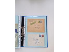 1949/80(ca.), über 1100 Briefe und Karten, dabei bessere frühe Frankaturen