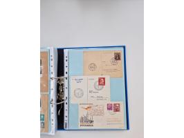 1949/80(ca.), über 1100 Briefe und Karten, dabei bessere frühe Frankaturen