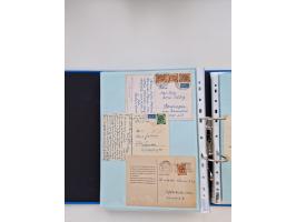 1949/80(ca.), über 1100 Briefe und Karten, dabei bessere frühe Frankaturen