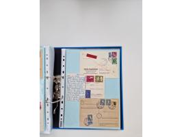 1949/80(ca.), über 1100 Briefe und Karten, dabei bessere frühe Frankaturen