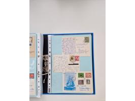 1949/80(ca.), über 1100 Briefe und Karten, dabei bessere frühe Frankaturen