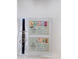 1949/80(ca.), über 1100 Briefe und Karten, dabei bessere frühe Frankaturen