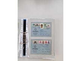 1949/80(ca.), über 1100 Briefe und Karten, dabei bessere frühe Frankaturen