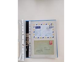 1949/80(ca.), über 1100 Briefe und Karten, dabei bessere frühe Frankaturen