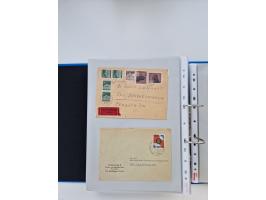 1949/80(ca.), über 1100 Briefe und Karten, dabei bessere frühe Frankaturen