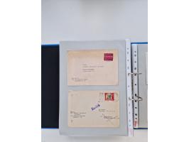 1949/80(ca.), über 1100 Briefe und Karten, dabei bessere frühe Frankaturen