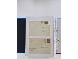 1949/80(ca.), über 1100 Briefe und Karten, dabei bessere frühe Frankaturen