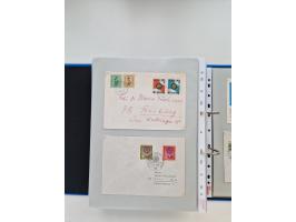 1949/80(ca.), über 1100 Briefe und Karten, dabei bessere frühe Frankaturen