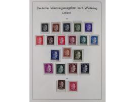 1939/45, ungebrauchter/postfrischer und gestempelter Bestand mit Lagerbuch, Teilsammlungen und Steckkarten. Dabei Sudetenland