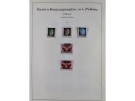 1939/45, ungebrauchter/postfrischer und gestempelter Bestand mit Lagerbuch, Teilsammlungen und Steckkarten. Dabei Sudetenland
