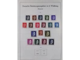 1939/45, ungebrauchter/postfrischer und gestempelter Bestand mit Lagerbuch, Teilsammlungen und Steckkarten. Dabei Sudetenland