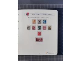 1940/2014(ca.), vorwiegend postfrische Sammlungen, dabei Französische Zone inkl. Mi.-Nr. 46II postfrisch, Bizone Mi.-Nr. 52-6