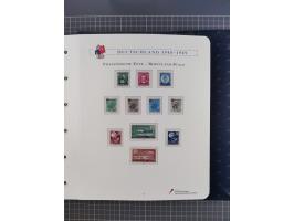 1940/2014(ca.), vorwiegend postfrische Sammlungen, dabei Französische Zone inkl. Mi.-Nr. 46II postfrisch, Bizone Mi.-Nr. 52-6