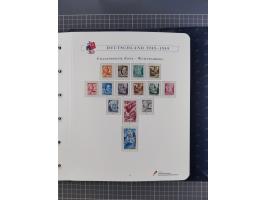 1940/2014(ca.), vorwiegend postfrische Sammlungen, dabei Französische Zone inkl. Mi.-Nr. 46II postfrisch, Bizone Mi.-Nr. 52-6