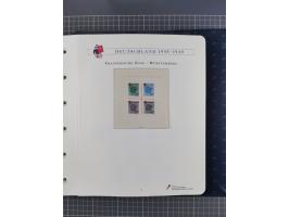 1940/2014(ca.), vorwiegend postfrische Sammlungen, dabei Französische Zone inkl. Mi.-Nr. 46II postfrisch, Bizone Mi.-Nr. 52-6