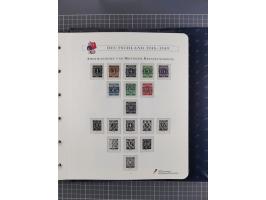 1940/2014(ca.), vorwiegend postfrische Sammlungen, dabei Französische Zone inkl. Mi.-Nr. 46II postfrisch, Bizone Mi.-Nr. 52-6