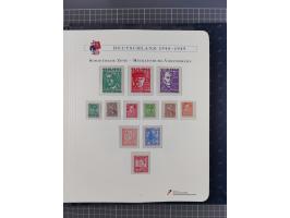 1940/2014(ca.), vorwiegend postfrische Sammlungen, dabei Französische Zone inkl. Mi.-Nr. 46II postfrisch, Bizone Mi.-Nr. 52-6