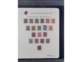 1940/2014(ca.), vorwiegend postfrische Sammlungen, dabei Französische Zone inkl. Mi.-Nr. 46II postfrisch, Bizone Mi.-Nr. 52-6