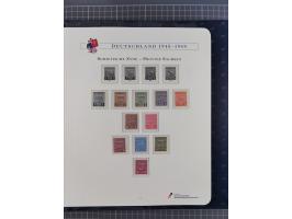 1940/2014(ca.), vorwiegend postfrische Sammlungen, dabei Französische Zone inkl. Mi.-Nr. 46II postfrisch, Bizone Mi.-Nr. 52-6