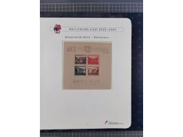 1940/2014(ca.), vorwiegend postfrische Sammlungen, dabei Französische Zone inkl. Mi.-Nr. 46II postfrisch, Bizone Mi.-Nr. 52-6