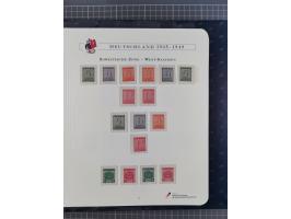 1940/2014(ca.), vorwiegend postfrische Sammlungen, dabei Französische Zone inkl. Mi.-Nr. 46II postfrisch, Bizone Mi.-Nr. 52-6