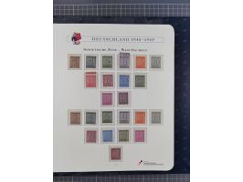 1940/2014(ca.), vorwiegend postfrische Sammlungen, dabei Französische Zone inkl. Mi.-Nr. 46II postfrisch, Bizone Mi.-Nr. 52-6