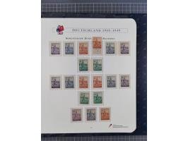 1940/2014(ca.), vorwiegend postfrische Sammlungen, dabei Französische Zone inkl. Mi.-Nr. 46II postfrisch, Bizone Mi.-Nr. 52-6