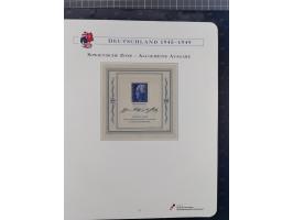 1940/2014(ca.), vorwiegend postfrische Sammlungen, dabei Französische Zone inkl. Mi.-Nr. 46II postfrisch, Bizone Mi.-Nr. 52-6