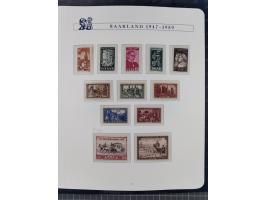 1940/2014(ca.), vorwiegend postfrische Sammlungen, dabei Französische Zone inkl. Mi.-Nr. 46II postfrisch, Bizone Mi.-Nr. 52-6