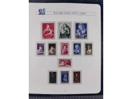 1940/2014(ca.), vorwiegend postfrische Sammlungen, dabei Französische Zone inkl. Mi.-Nr. 46II postfrisch, Bizone Mi.-Nr. 52-6